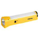 Linterna ed 100mrecargabe con uz de emergencia 280m pastica pretu